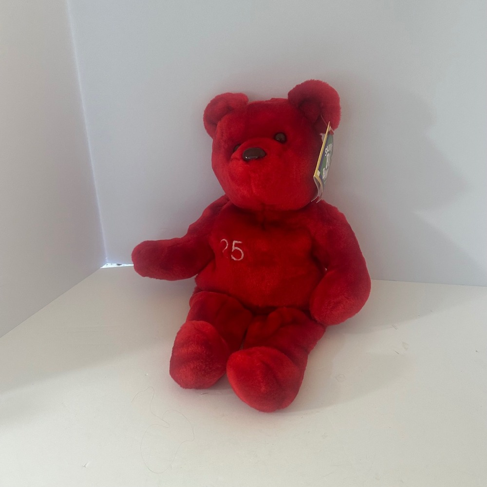 Salvino's Big Bammers Mark McGwire #25 Red Plush Bear MLB 1999 Cardinals